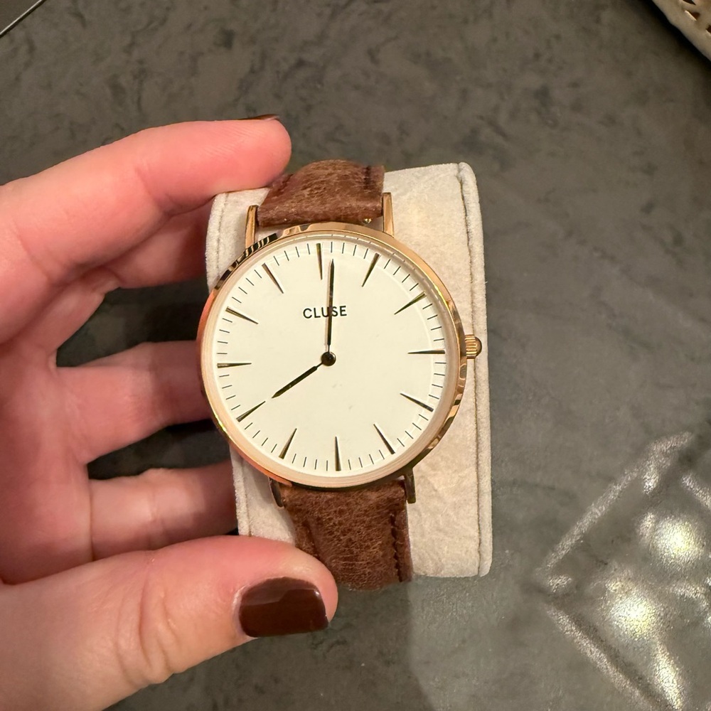 Cluse Women's Brown and Gold Watch